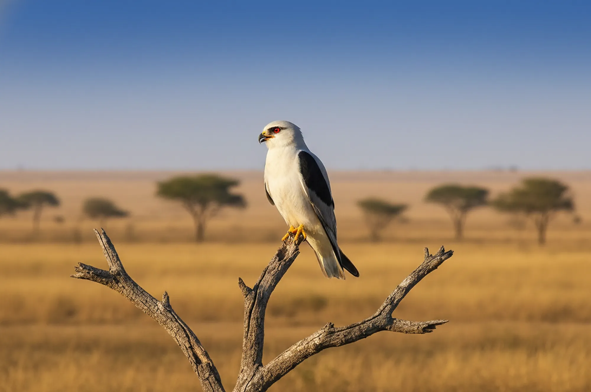 black winged kite